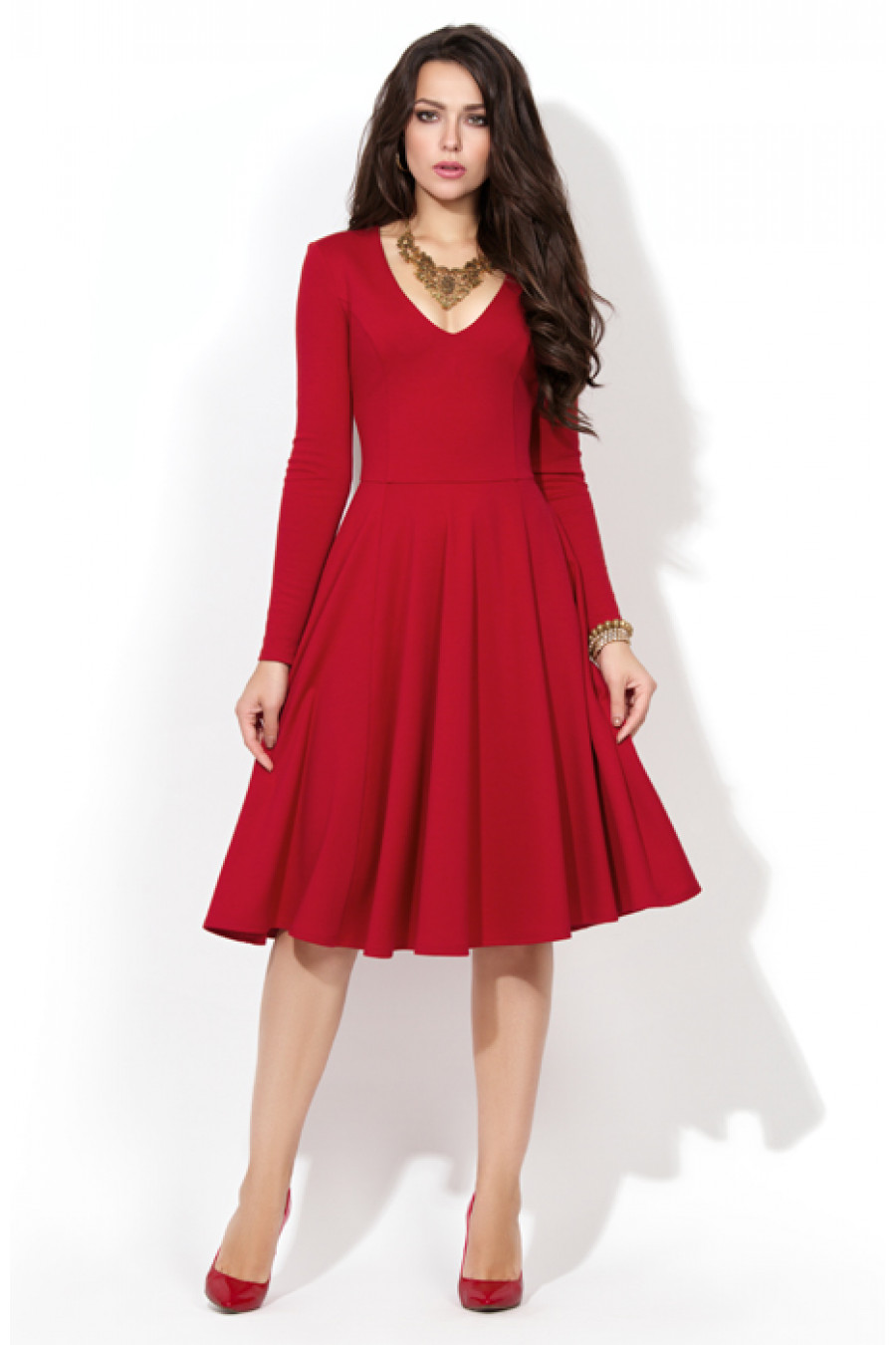 Donna Saggia красное платье